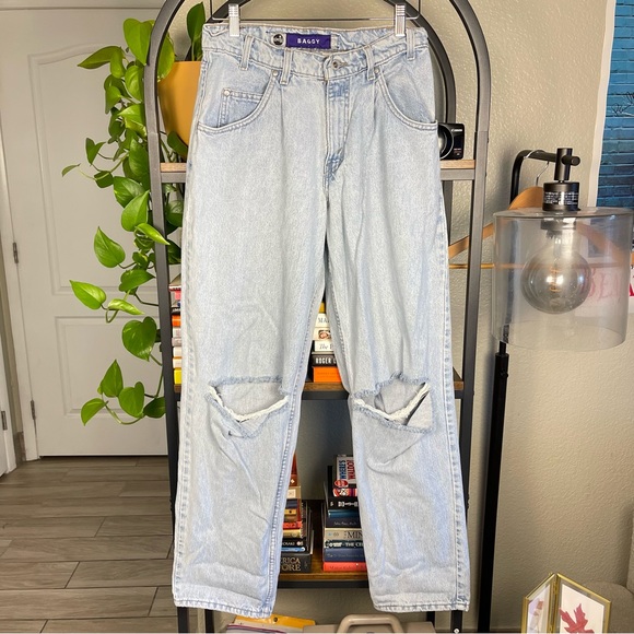 Levis SilverTab Jeans 30x32 USA Blue Baggy Wide Leg Denim Cotton Vintage Y2K 90s